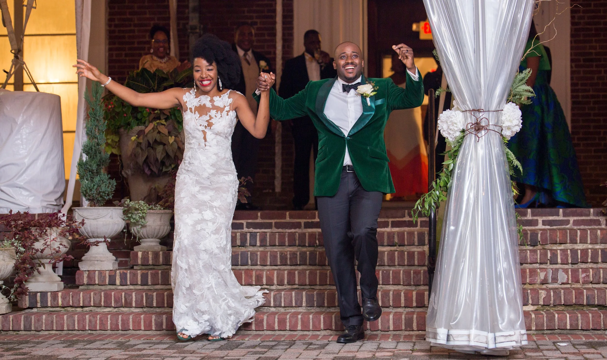 Happy Couple getting married in Maryland