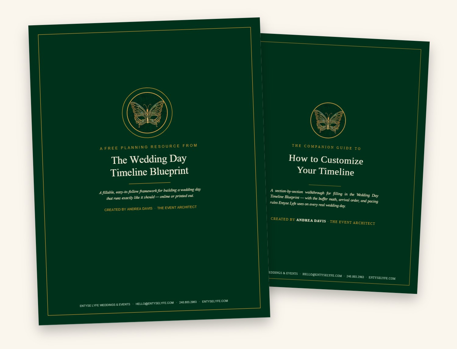 The Wedding Day Timeline Blueprint and companion guide